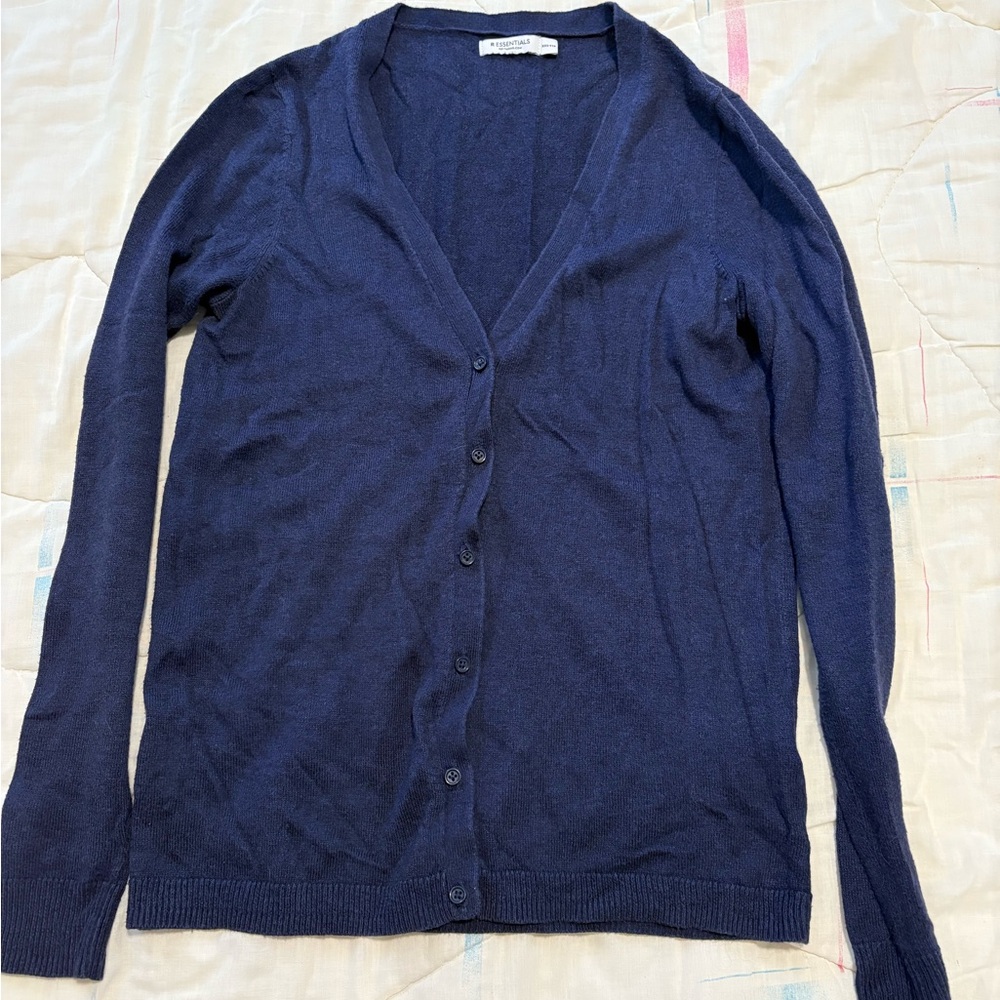 REITMANS Women’s Navy Blue Women's Cardigan Sweater, fits XS/S